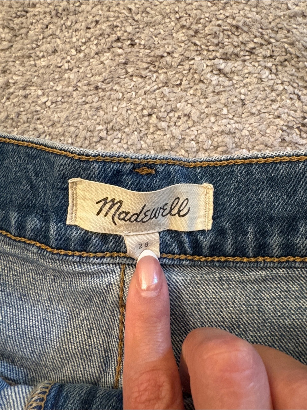 Madewell Denim High-Rise Pocket Shorts - Picture 3 of 7